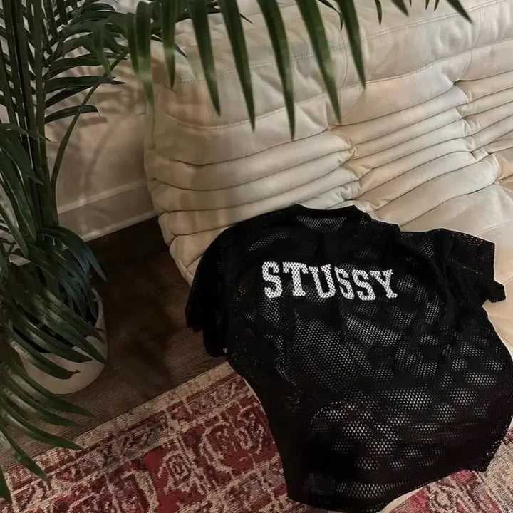 [BUNJANG] Stussy Team Jersey 80 Black M / 스투시 팀 저지 80 블랙 / M