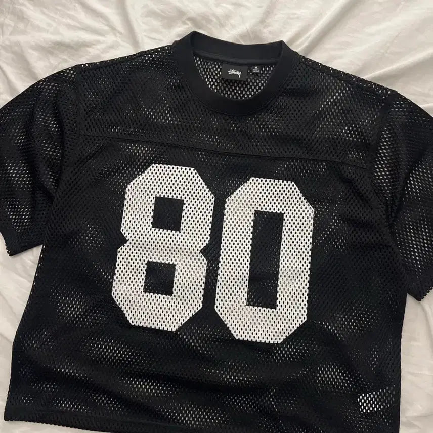 [BUNJANG] Stussy Team Jersey 80 Black M / 스투시 팀 저지 80 블랙 / M