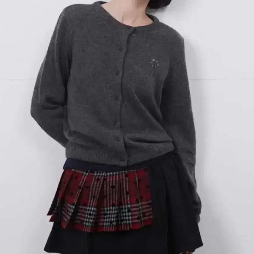 [BUNJANG] OHECSO Check Two-Way Layered Mini Skirt / 오헤시오 체크 투웨이 레이어드 미니 스커트