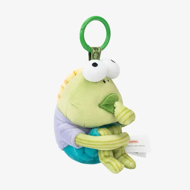 [BUNJANG] SpongeBob SquarePants Bikini Bottom Friends Dopey Fish Plush Keychain / 스폰지밥 비키니 시티의 엉뚱한 친구들 인형 키링 Dopey fish