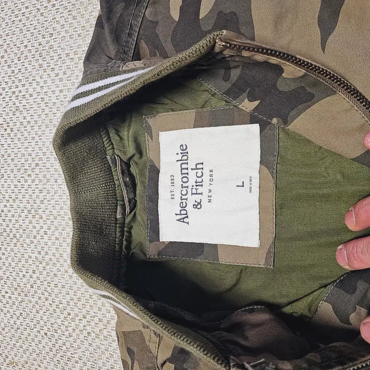 [BUNJANG] Abercrombie Camo Military Jacket L / 144-아베크롬비 카모 밀리터리 자켓 L 100