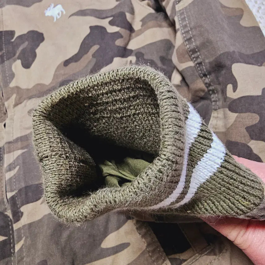 [BUNJANG] Abercrombie Camo Military Jacket L / 144-아베크롬비 카모 밀리터리 자켓 L 100