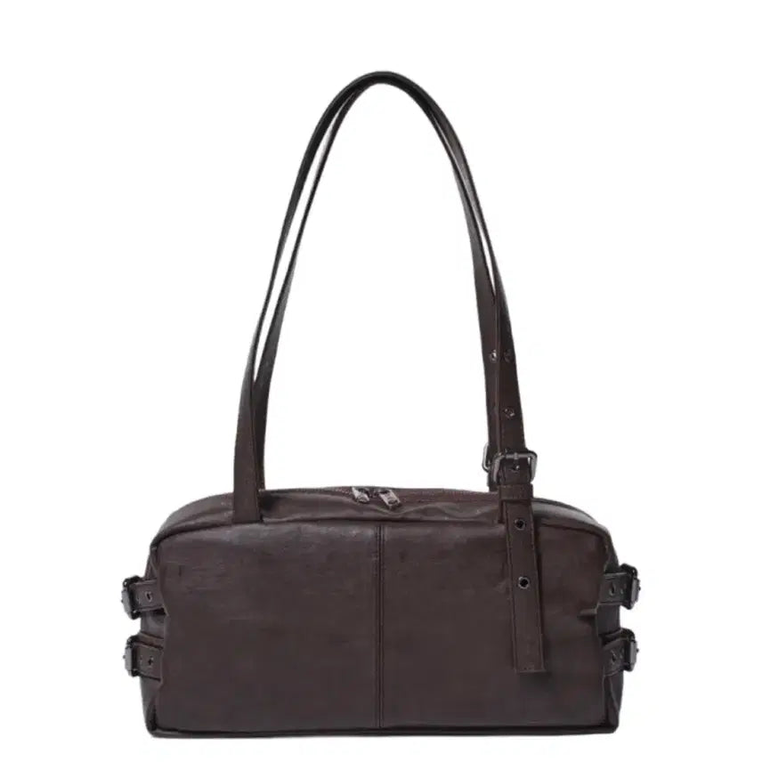 [BUNJANG] Sei Mo On Do Shuhua Side Belt Bag M Brushed Chocolate / (단종/미사용) 세이모온도 사이드 벨트백 M 브러쉬드초콜릿 아이들슈화