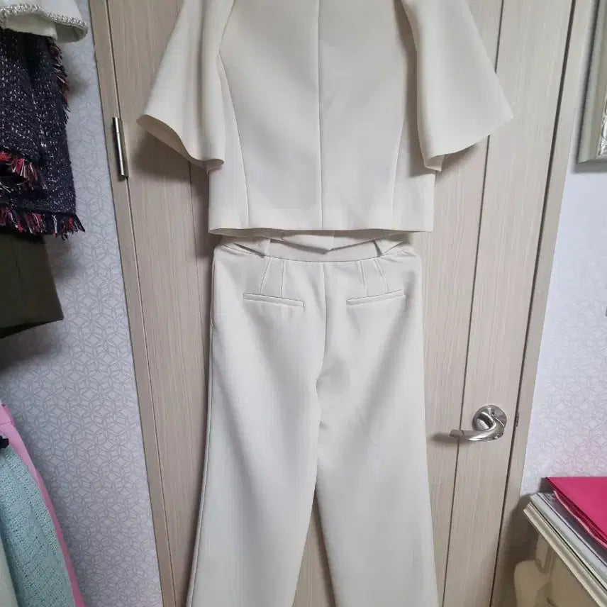 [BUNJANG] OBJ Wide Pants Set / 오브제와이드 팬츠 셋업