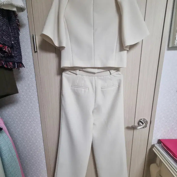 [BUNJANG] OBJ Wide Pants Set / 오브제와이드 팬츠 셋업