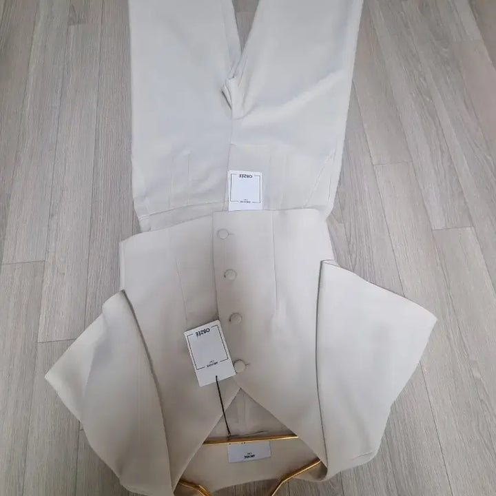 [BUNJANG] OBJ Wide Pants Set / 오브제와이드 팬츠 셋업