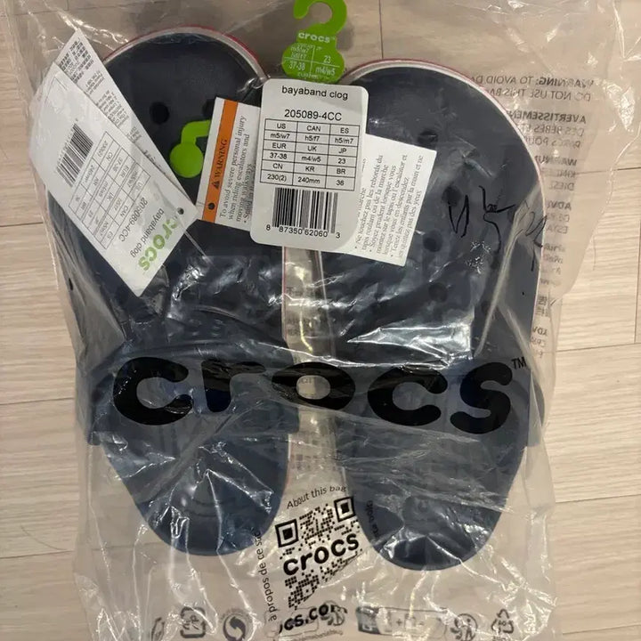 [BUNJANG] Crocs Baya Band Clog Navy 240 New / 크록스 바야밴드 클로그 네이비 240 새것