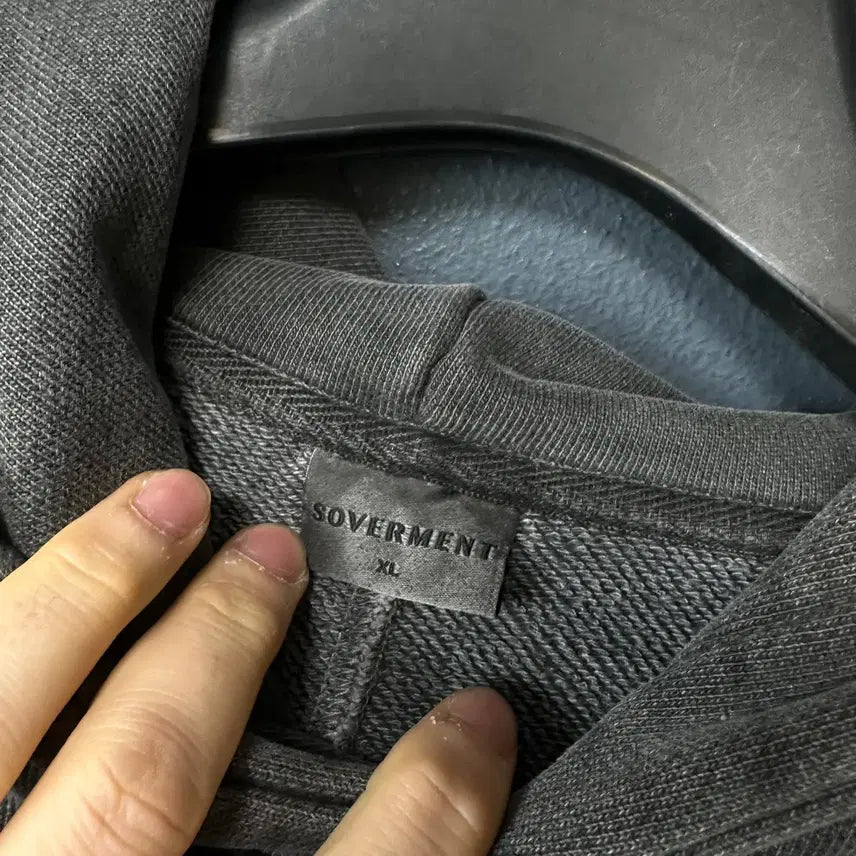 [BUNJANG] Soveryment Stone Washed Hoodie XL / XL 소버먼트 스톤 워시드 후드 티셔츠