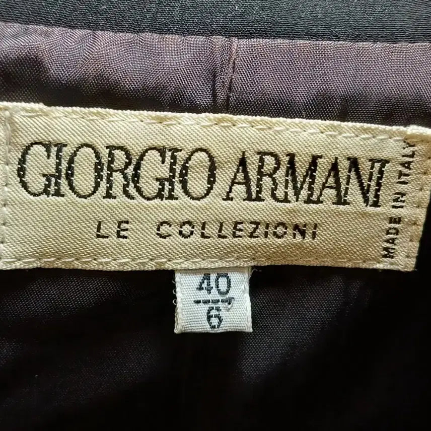 [BUNJANG] Giorgio Armani Black Ribbon Jacket (Size 40) / 조르지오 아르마니 블랙 리본 자켓 40 size
