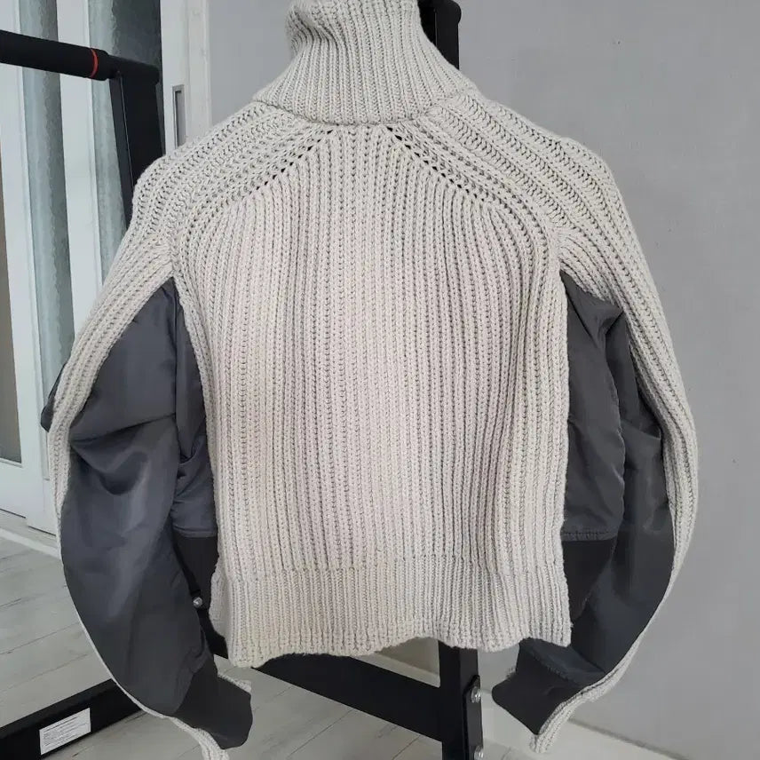 [BUNJANG] Sacai Knit MA-1 Jumper / Sacai 니트 MA-1 점퍼