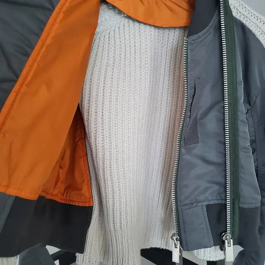 [BUNJANG] Sacai Knit MA-1 Jumper / Sacai 니트 MA-1 점퍼