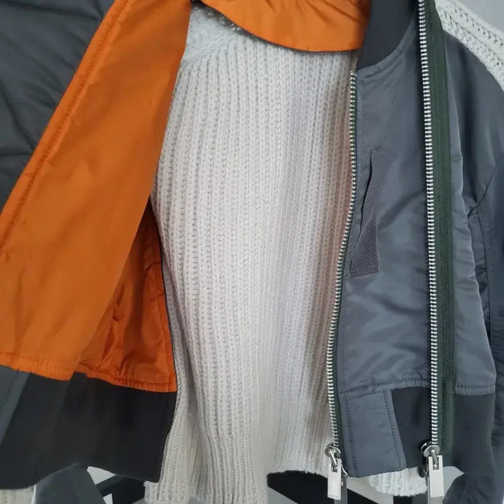 [BUNJANG] Sacai Knit MA-1 Jumper / Sacai 니트 MA-1 점퍼