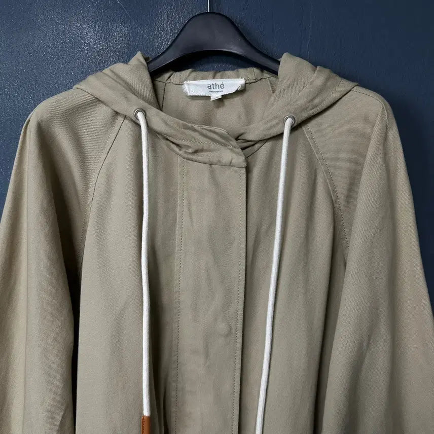 [BUNJANG] Athe Vanessa Bruno Beige Hooded Field Jacket / 85 아떼바네사브루노 여성 베이지 후드 야상 자켓