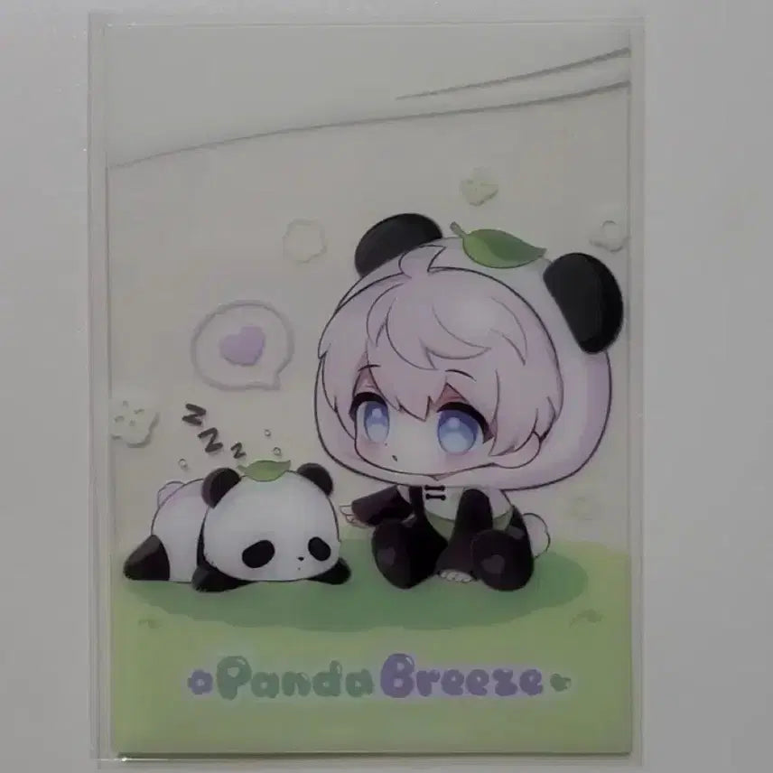 [BUNJANG] Love and Deepspace Sim Seonghun Panda Transparent Photocard Official Goods / 현물 러브앤딥스페이스 심성훈 판다 투명포카 럽딥 공식굿즈