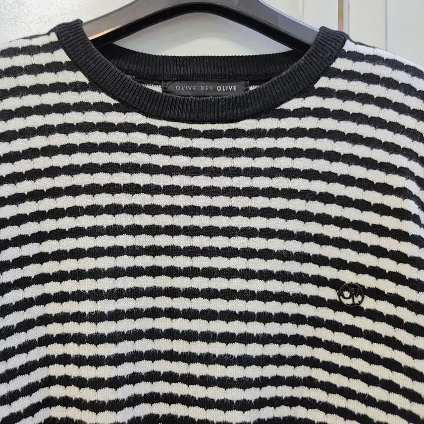 [BUNJANG] Olive Des Olive Stripe Knit Top / 올리브데올리브 스트라이프 니트티