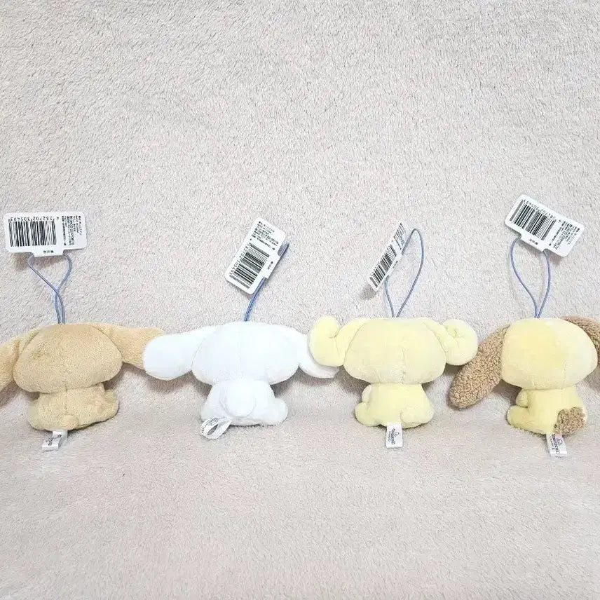 [BUNJANG] Cinnamon Friends Espresso Cappuccino Cinnamoroll Chiffon Mascot Plush Keyring / 시나몬 프렌즈 에스프레소 카푸치노 시나모롤 쉬폰 마스코트 인형 키링