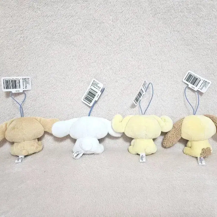 [BUNJANG] Cinnamon Friends Espresso Cappuccino Cinnamoroll Chiffon Mascot Plush Keyring / 시나몬 프렌즈 에스프레소 카푸치노 시나모롤 쉬폰 마스코트 인형 키링