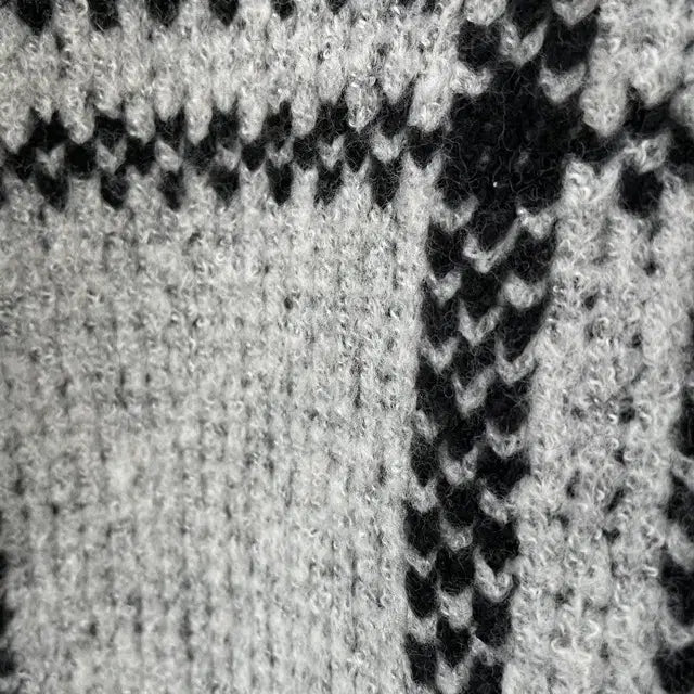 [BUNJANG] SUGI Gray Check Open Cardigan / SUGI 스기 그레이 체크 무늬 오픈형 가디건