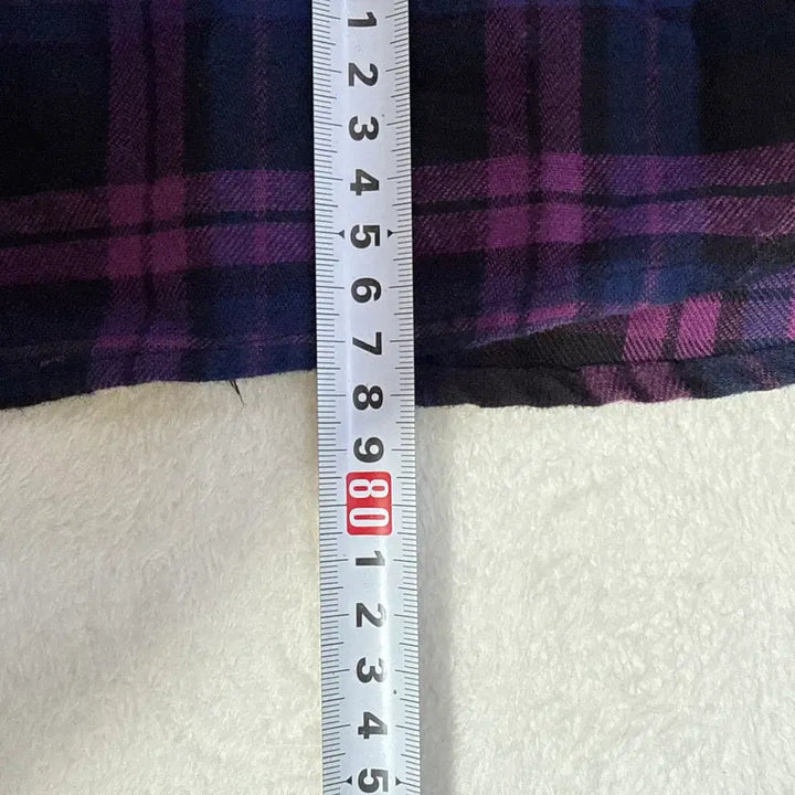 [BUNJANG] Off-White Flannel Check Shirt / XL 오프화이트 플란넬 체크 셔츠 0310T