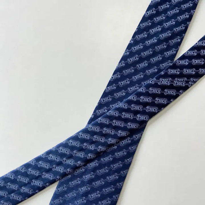 [BUNJANG] Celine Monogram Silk Necktie / 셀린느(celine) 모노그램 명품 정품 넥타이