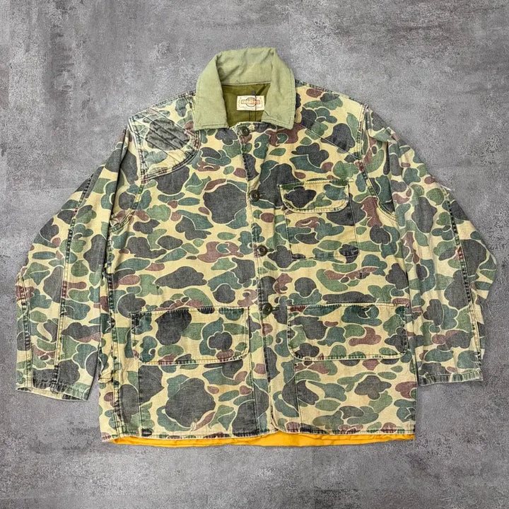 [BUNJANG] SAFTBAK Duck Camo Hunting Jacket / 80s SAFTBAK 덕 카모 헌팅 자켓