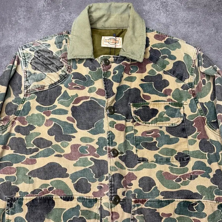 [BUNJANG] SAFTBAK Duck Camo Hunting Jacket / 80s SAFTBAK 덕 카모 헌팅 자켓