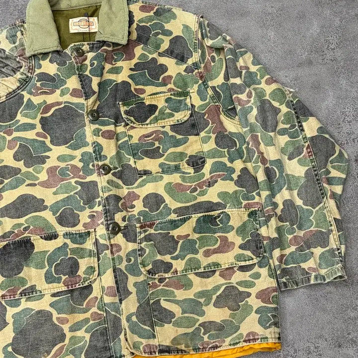 [BUNJANG] SAFTBAK Duck Camo Hunting Jacket / 80s SAFTBAK 덕 카모 헌팅 자켓