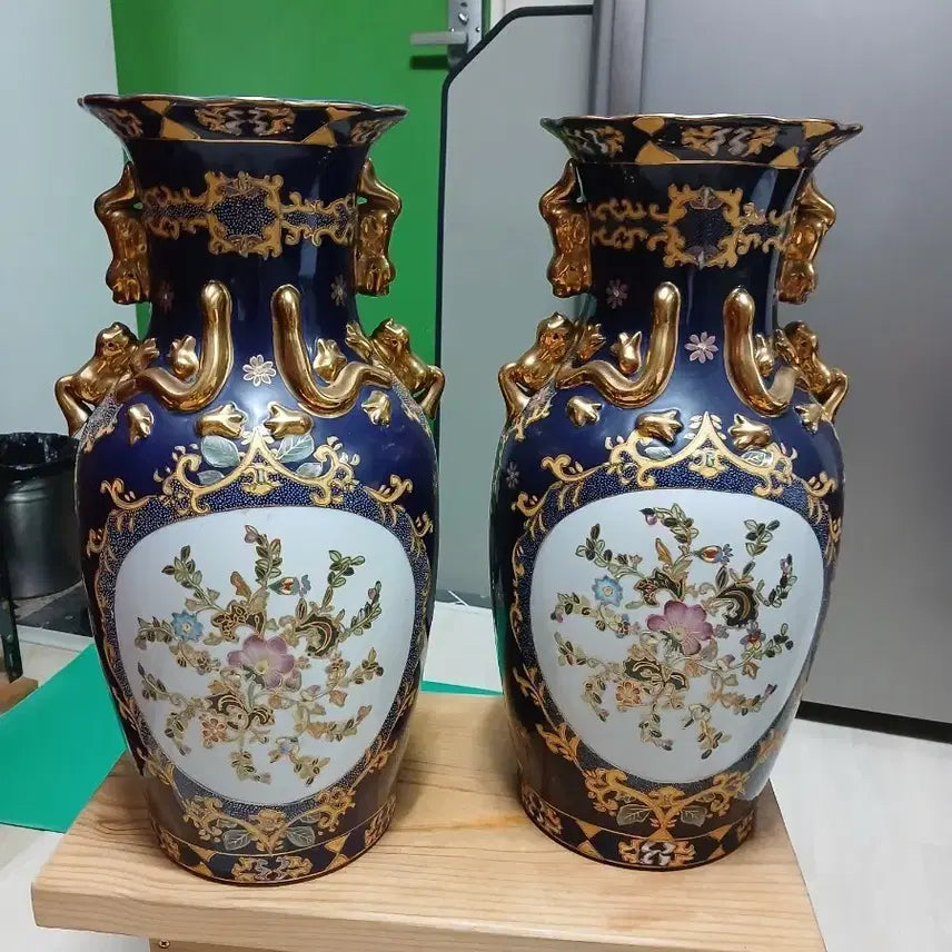 [BUNJANG] Chinese Large Porcelain Pair / 중국대형도자기한쌍(2점일괄)
