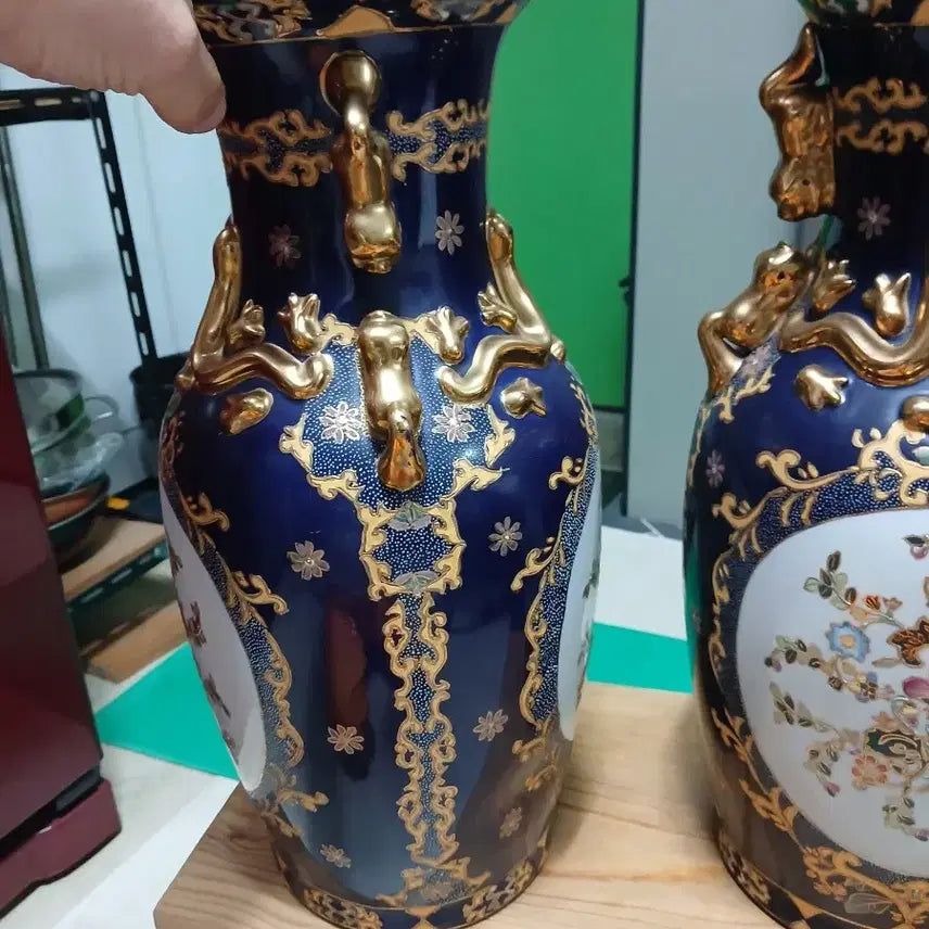 [BUNJANG] Chinese Large Porcelain Pair / 중국대형도자기한쌍(2점일괄)