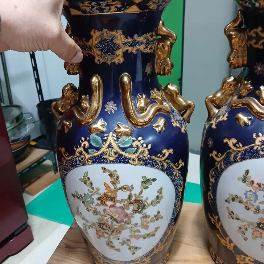 [BUNJANG] Chinese Large Porcelain Pair / 중국대형도자기한쌍(2점일괄)