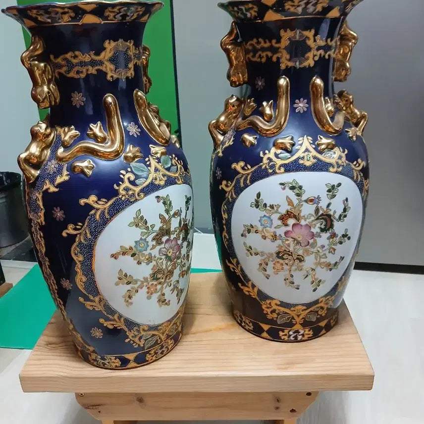 [BUNJANG] Chinese Large Porcelain Pair / 중국대형도자기한쌍(2점일괄)