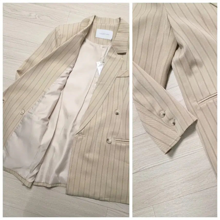 [BUNJANG] THEVERYTHING Striped Daily Jacket / 새상픔 여성66반 스트라이프 데일리 자켓-더베리띵