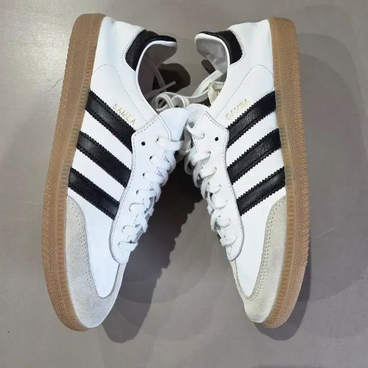 [BUNJANG] Adidas Samba Decon White Black 255 Sneakers / 아디다스 삼바 데콘 흰검 255 IF0642