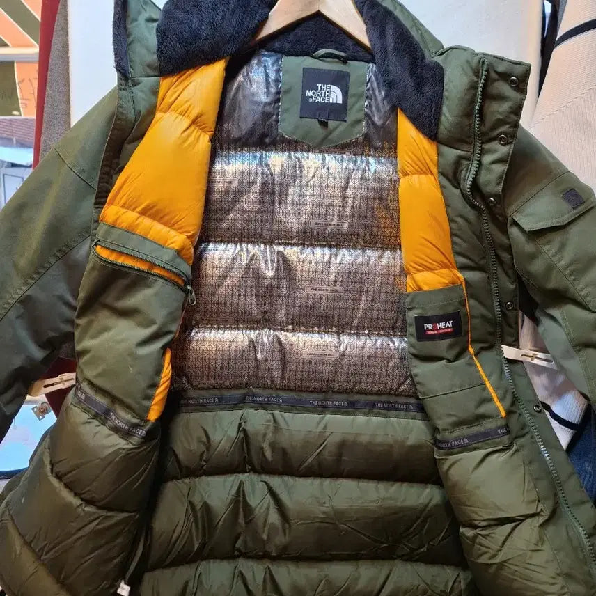 [BUNJANG] The North Face Olive Padded Jumper / 노스페이스 올리브 패딩 점퍼