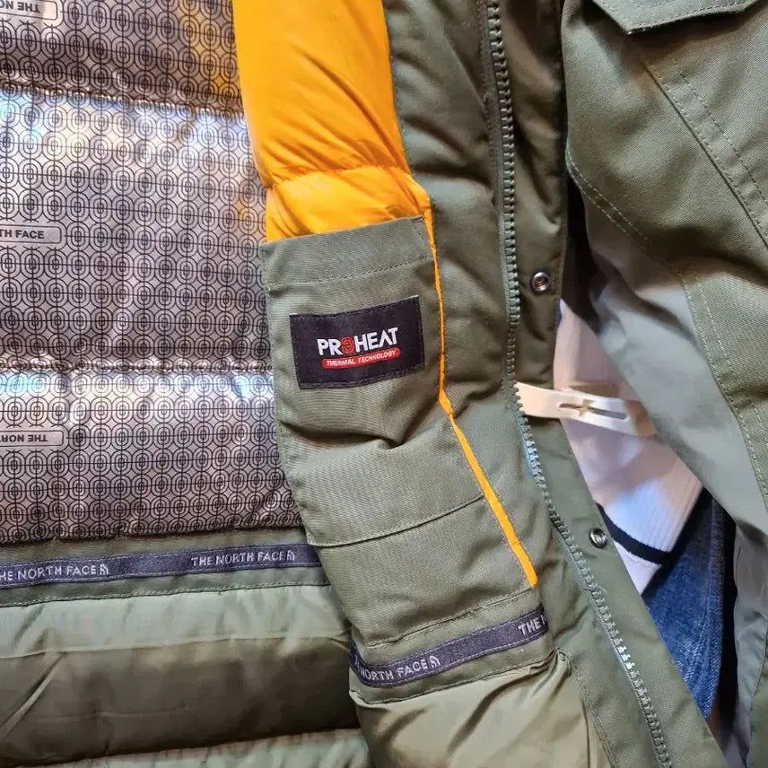 [BUNJANG] The North Face Olive Padded Jumper / 노스페이스 올리브 패딩 점퍼