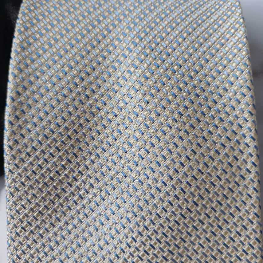 [BUNJANG] Michael Kors Silk Textured Tie / 마이클 코어스 실크 옐로우 패턴 넥타이 8.8cm A+등급 A19688