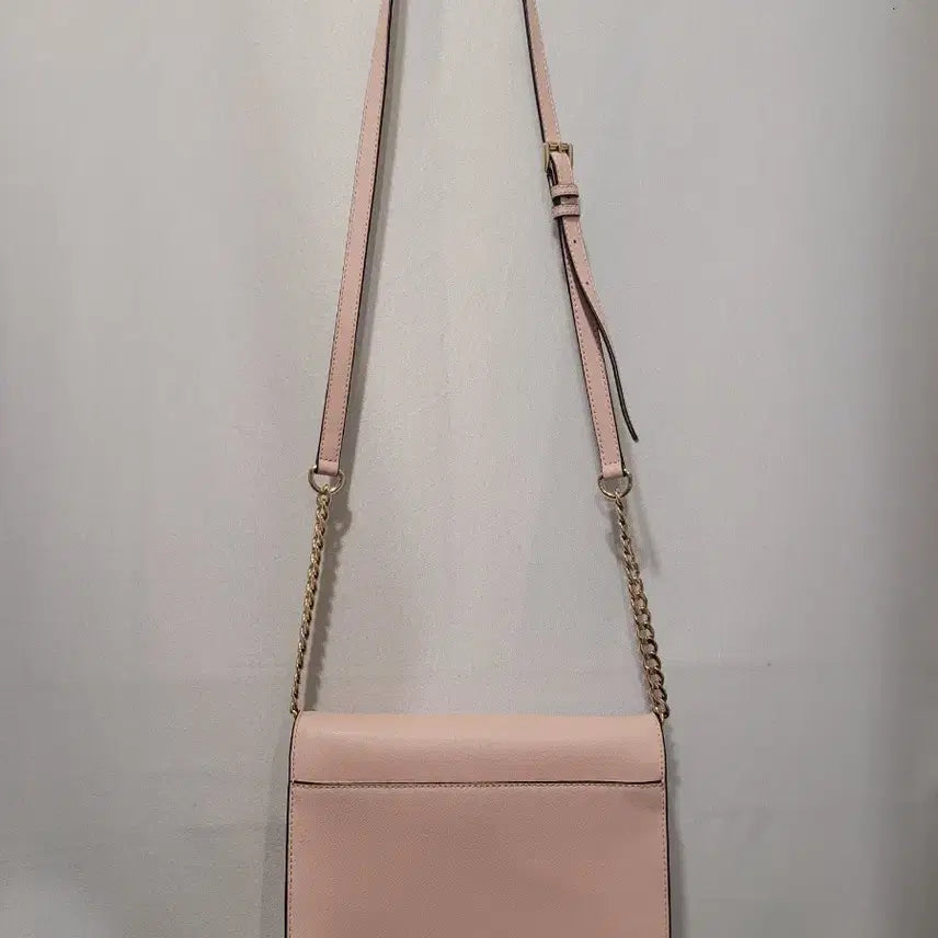[BUNJANG] Michael Kors Pink Chain Crossbody Bag / 마이클코어스 핑크 체인 크로스백