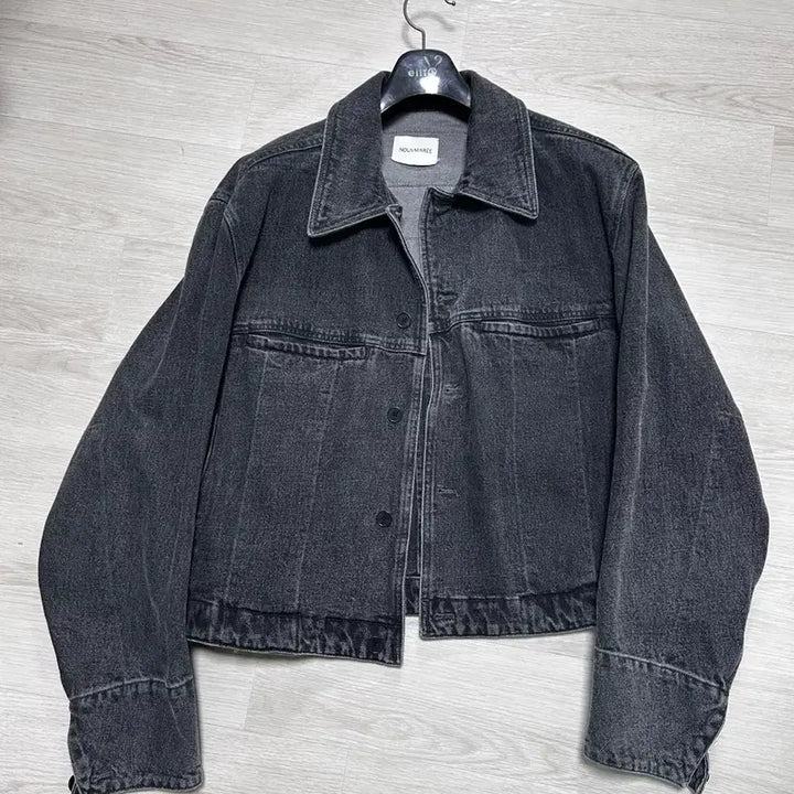 [BUNJANG] Numare Black Denim Trucker Jacket (Size M) / (새상품) 누마레 흑청 트러커 데님 자켓 M
