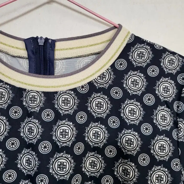 [BUNJANG] Vintage Patterned Spandex Dress / 패턴 스판 원피스 53-103