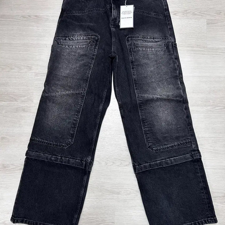 [BUNJANG] Moldboy Black Denim Pants / (새상품) 몰드보이 워싱 블랙 흑청 데님 팬츠 2사이즈