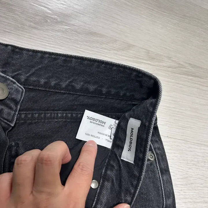[BUNJANG] Moldboy Black Denim Pants / (새상품) 몰드보이 워싱 블랙 흑청 데님 팬츠 2사이즈