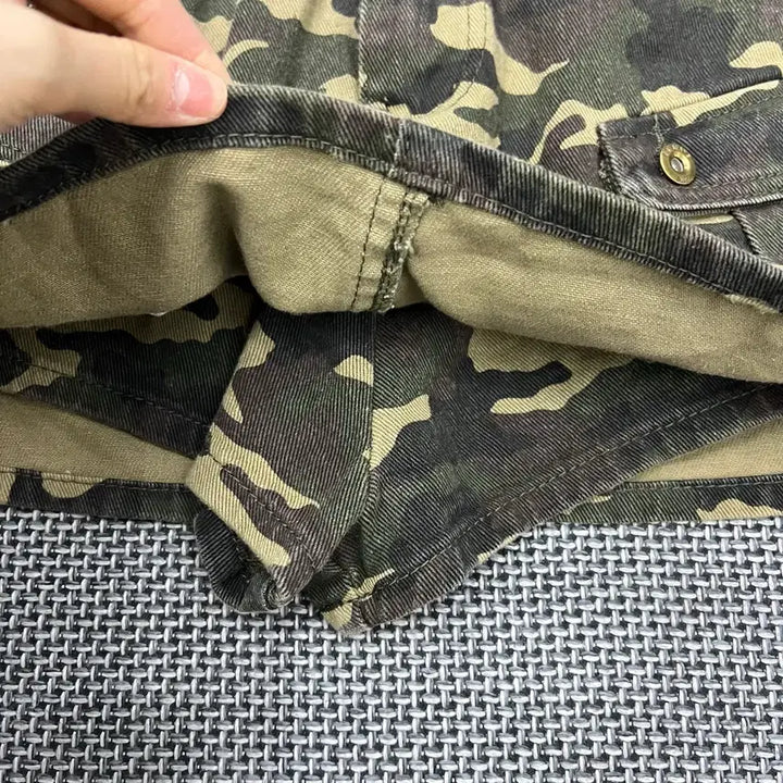 [BUNJANG] Vintage Camo Pants Skirt / 빈티지 카모 팬츠스커트