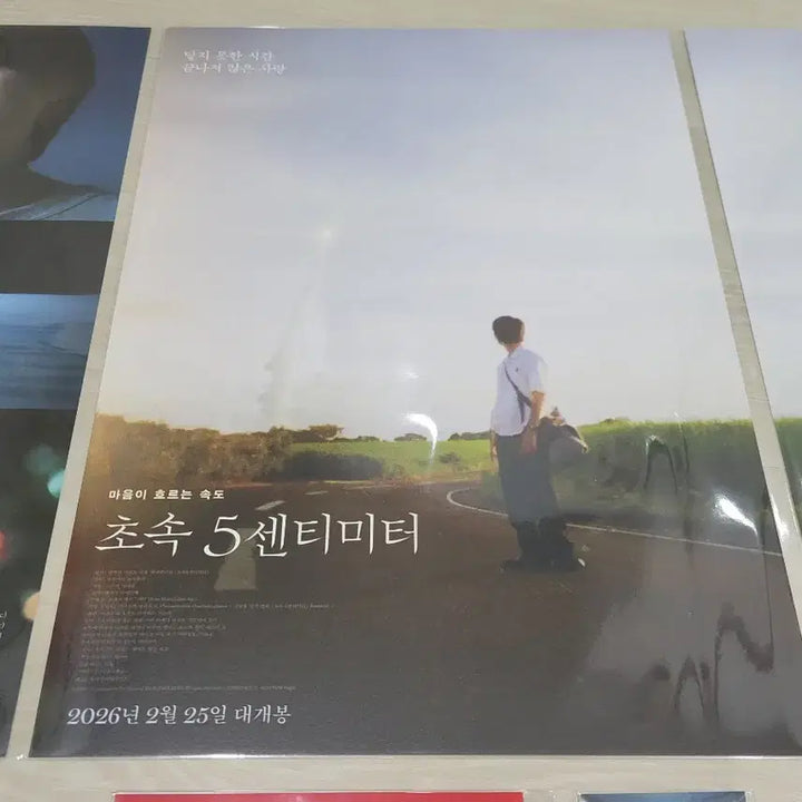 [BUNJANG] 5 Centimeters Per Second Poster Set / [전용박스 안전포장] 초속5센티미터 포스터3종+천문수첩+무비타이틀