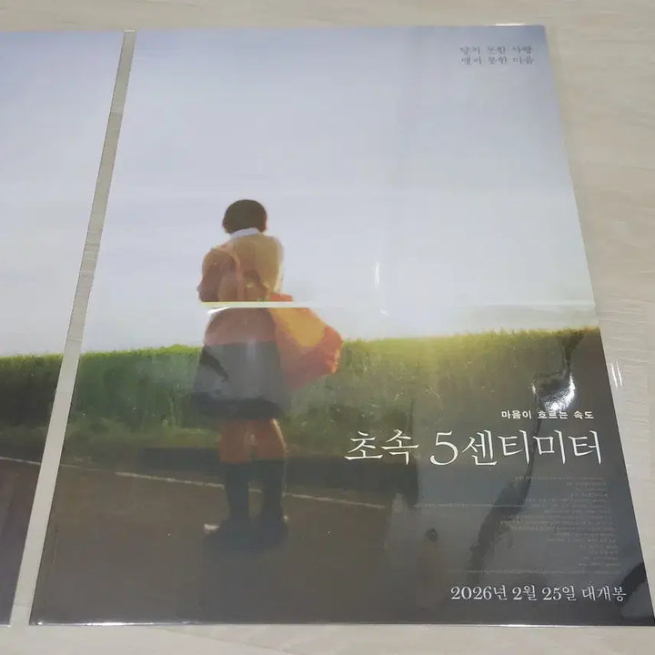 [BUNJANG] 5 Centimeters Per Second Poster Set / [전용박스 안전포장] 초속5센티미터 포스터3종+천문수첩+무비타이틀