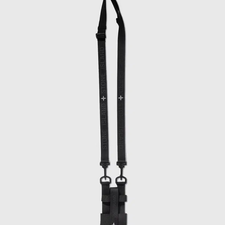[BUNJANG] Stone Island Elastic Logo Phone Case with Strap / (새제품) 스톤아일랜드 엘라스틱 로고 폰 케이스