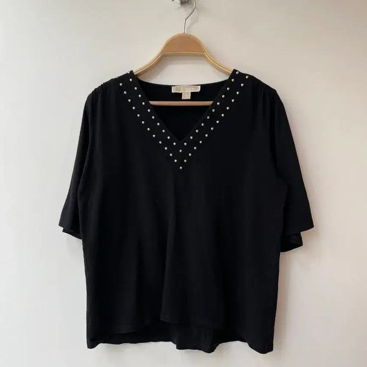 [BUNJANG] Michael Kors Black Short Sleeve T-shirt M / 마이클코어스 블랙 반팔티셔츠 M