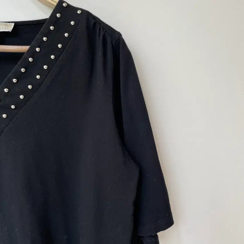 [BUNJANG] Michael Kors Black Short Sleeve T-shirt M / 마이클코어스 블랙 반팔티셔츠 M