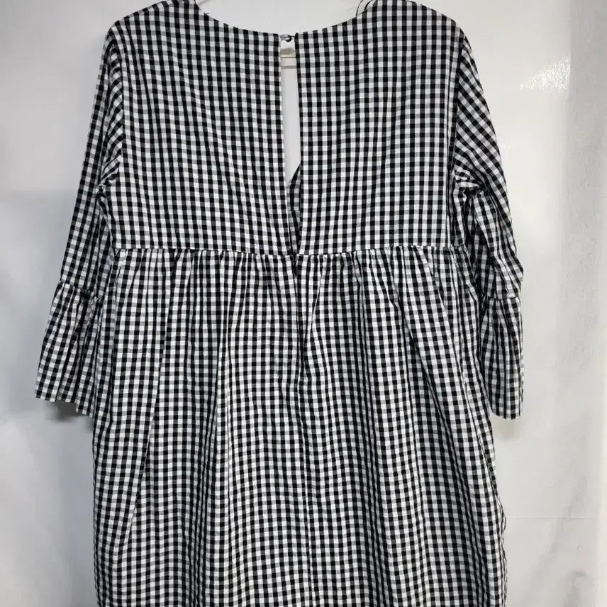 [BUNJANG] Baby Doll Dress with Inner Shorts / 고방체크 베이비돌 원피스, 속바지내장 48-78