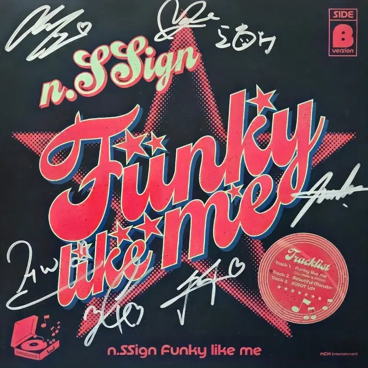 [BUNJANG] n.SSign Funky (Side B) Signed Album / 엔싸인 n.Ssign funky (side B) 싸인앨범
