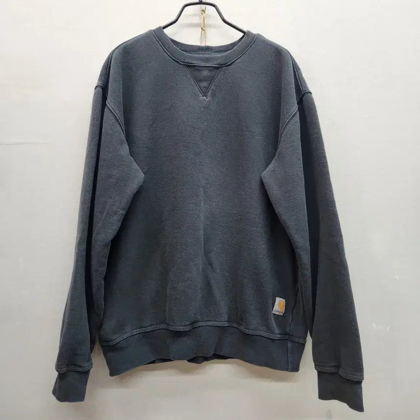 [BUNJANG] Carhartt Midway Logo Oversized Sweatshirt / 칼하트 미드웨이로고 오버핏 맨투맨 S(L)